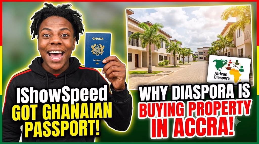 IShowSpeed Got a Ghanaian Passport. Here’s Why Black Americans and the African Diaspora Are Buying Property in Accra | Imaani Homes IShowSpeed Got a Ghanaian Passport. Here’s Why Black Americans and the African Diaspora Are Now Buying Property in Accra.