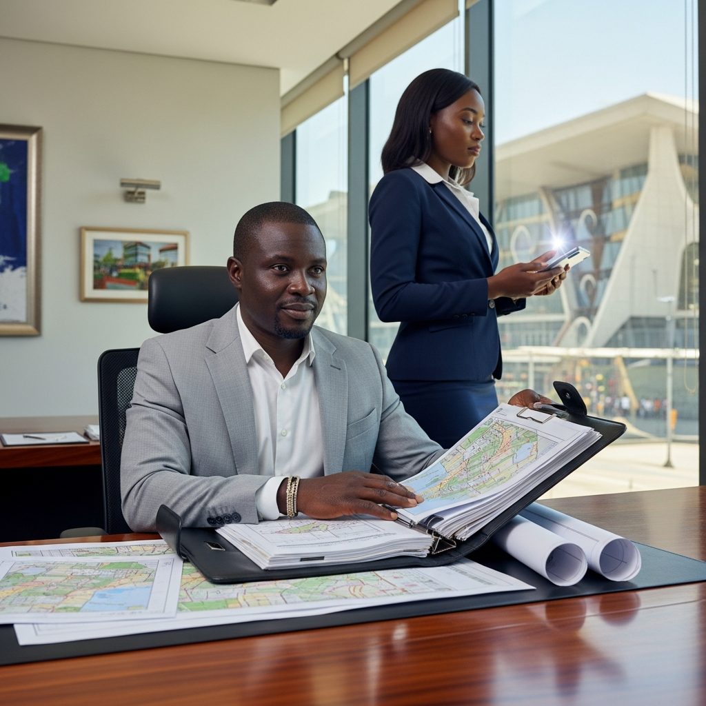 Off-plan is how most diaspora buyers enter the Accra market, because it lets you